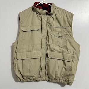 Eagles Ridge Outfitters Mens  Flannel Lined Vest -(Fishing / Hunting) size 1X